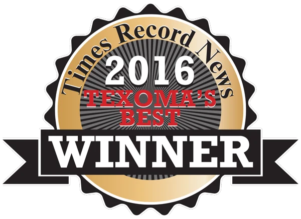 Texoma's Best 2016 Award Winner badge