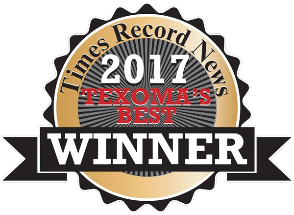 Texoma's Best 2017 Award Winner badge