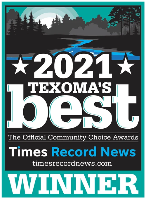 Texoma's Best 2021 Award Winner badge