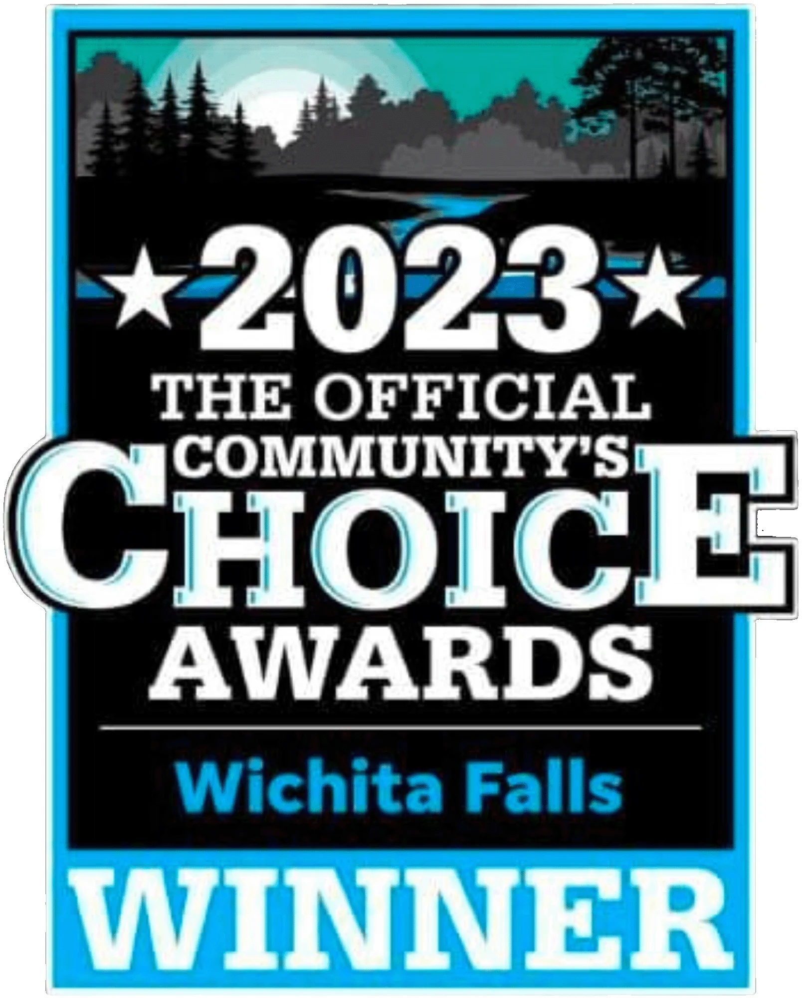 Wichita Falls Community's Choice Awards 2023 Winner badge